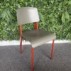 Vitra Standard SP Chair, Solid Wood, Japanese Red & Basalt, Ex Display