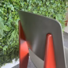 Vitra Standard SP Chair, Solid Wood, Japanese Red & Basalt, Ex Display