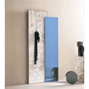 Welcome Mirror Coat Hanger Unit by Tonelli Design
