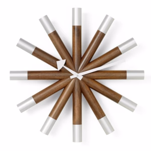 Vitra Wheel Wall Clock, Walnut