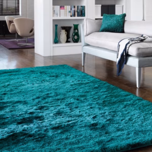 Whisper Teal Rug by Asiatic