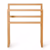 Wireworks Arena Freestanding Towel Rail Bamboo