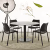 Zero Round Pedestal Table by Stua