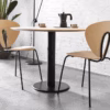 Zero Round Pedestal Table by Stua
