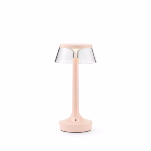 Flos Bonjour Unplugged Portable Table Lamp in French Rose - In-stock