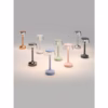 Flos Bonjour Unplugged Portable Table Lamp in French Rose - In-stock