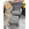 Furninova Jolyn Armchair and Footstool