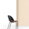 Bontempi Casa Polo Dining Chair with Metal Legs