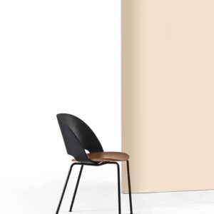Bontempi Casa Polo Dining Chair with Metal Legs