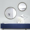 Novamobili Deep Round Wall Mirror 65cm Diameter at Urbansuite